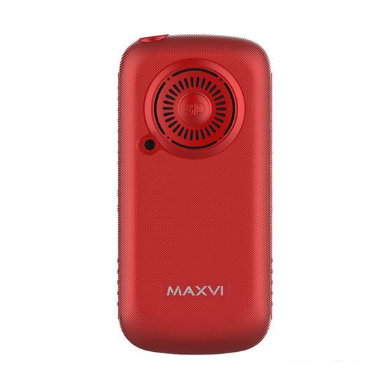 Кнопочный телефон Maxvi B5ds (красный) - фото 6 - id-p225160808