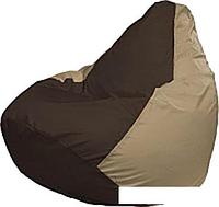 Кресло-мешок Flagman Груша Медиум Г1.1-330 (коричневый/тёмно-бежевый)