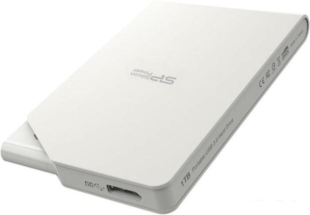Внешний жесткий диск Silicon-Power Stream S03 1TB White (SP010TBPHDS03S3W), фото 2