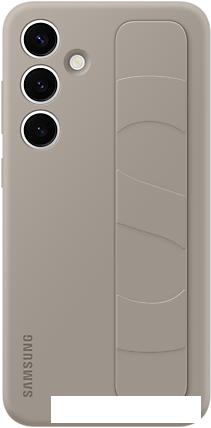 Чехол для телефона Samsung Standing Grip Case S24+ (серо-коричневый) - фото 2 - id-p225075360