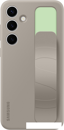 Чехол для телефона Samsung Standing Grip Case S24+ (серо-коричневый) - фото 3 - id-p225075360