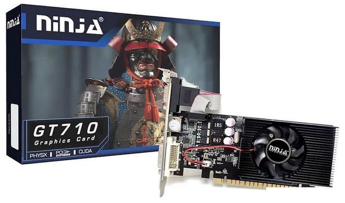 Видеокарта Sinotex Ninja GeForce GT 710 1GB DDR3 NF71NP013F - фото 2 - id-p225075364