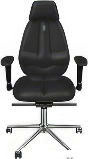 Кресло Kulik System Classic (азур, черный с подголовником) - фото 1 - id-p225073451