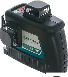 Лазерный нивелир KRAFTOOL LL-3D-2 34640-4 (с держателем и детектором)
