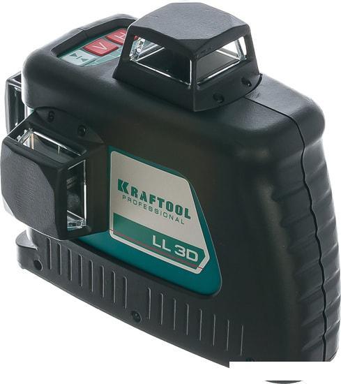 Лазерный нивелир KRAFTOOL LL-3D-2 34640-4 (с держателем и детектором) - фото 1 - id-p225048515