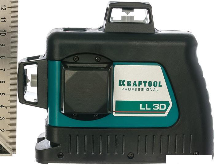 Лазерный нивелир KRAFTOOL LL-3D-2 34640-4 (с держателем и детектором) - фото 3 - id-p225048515