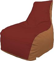 Кресло-мешок Flagman Бумеранг Б1.3-15 (красный/оранжевый)