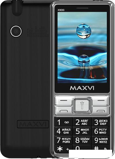 Кнопочный телефон Maxvi X900i (черный) - фото 1 - id-p225070093