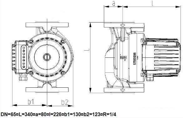 Циркуляционный насос IMP Pumps GHNbasic II 65-120F, фото 2