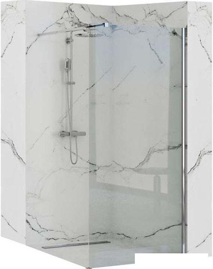 Душевая стенка Rea Aero N 90 (хром/прозрачное стекло) - фото 1 - id-p224852952
