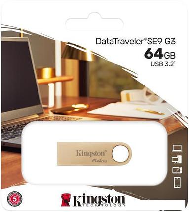 USB Flash Kingston DataTraveler SE9 G3 64GB DTSE9G3/64GB, фото 2