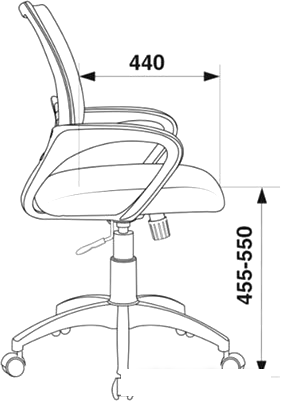 Кресло Brabix Fly MG-396 (серый/черный) - фото 6 - id-p224851598