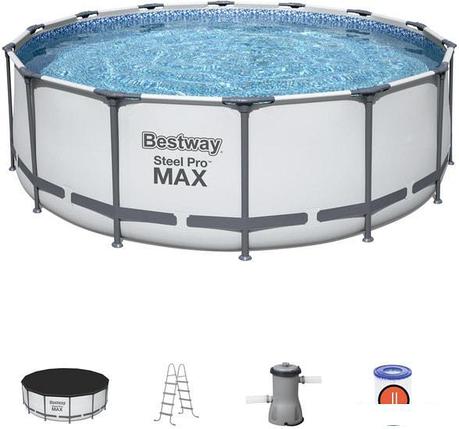 Каркасный бассейн Bestway Steel Pro Max 5612X (427x122), фото 2