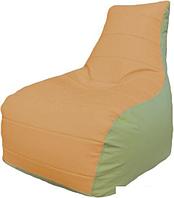 Кресло-мешок Flagman Бумеранг Б1.3-11 (оранжевый/оливковый)