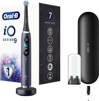 Электрическая зубная щетка Oral-B iO 9 (черный), фото 2