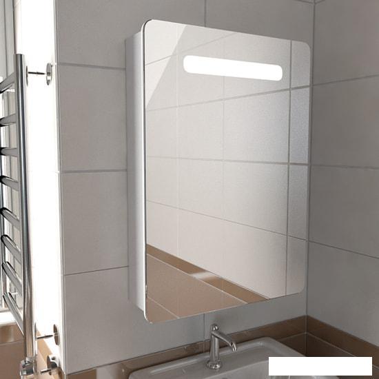 Мебель для ванных комнат Emmy Шкаф с зеркалом Донна 50 (правый) - фото 2 - id-p224853068