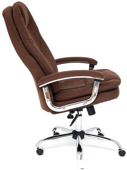 Кресло TetChair Softy LUX (флок, коричневый) - фото 2 - id-p224849132