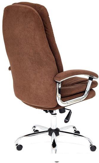 Кресло TetChair Softy LUX (флок, коричневый) - фото 5 - id-p224849132