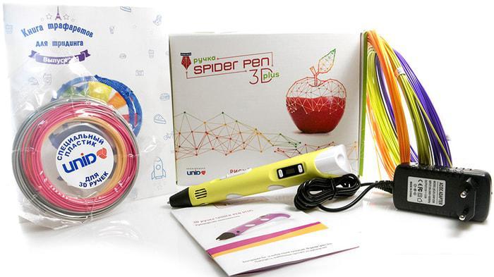 3D-ручка Spider Pen Plus (желтый) - фото 4 - id-p224896693