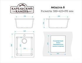 Кухонная мойка Zett Lab 8/Q7 (хлопок), фото 3