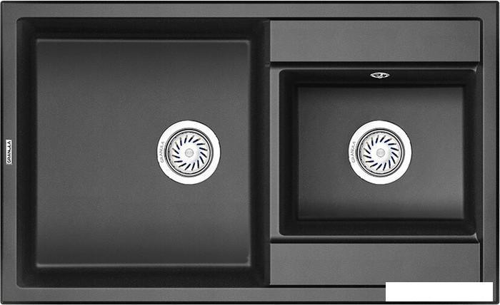 Кухонная мойка Granula GR-8201 (черный), фото 2
