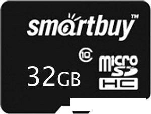 Карта памяти Smart Buy microSDHC (Class 10) 32GB (SB32GBSDCL10-00)