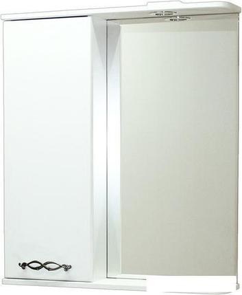 СанитаМебель Шкаф с зеркалом Джаст 12.650 (левый), фото 2