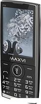 Кнопочный телефон Maxvi P19 (черный), фото 2