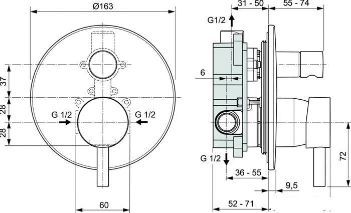 Смеситель Ideal Standard Ceraline A6939, фото 2