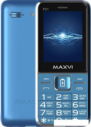 Кнопочный телефон Maxvi P21 (маренго), фото 2