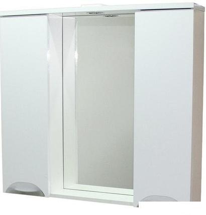 СанитаМебель Шкаф с зеркалом Эмили 101.900 (белый), фото 2