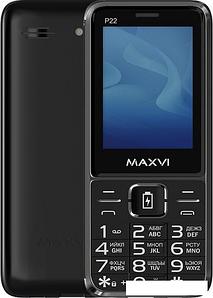 Кнопочный телефон Maxvi P22 (черный)