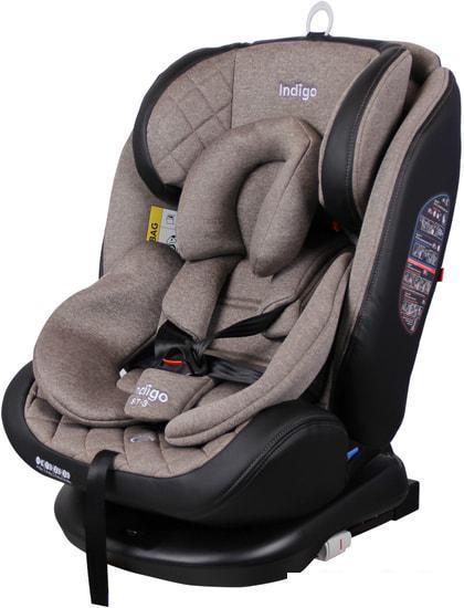 Детское автокресло Indigo Aero Isofix (бежевый)