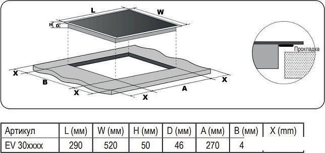 Варочная панель Evelux EV 3020, фото 2