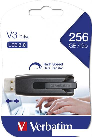 USB Flash Verbatim Store 'n' Go V3 256GB - фото 5 - id-p225073964