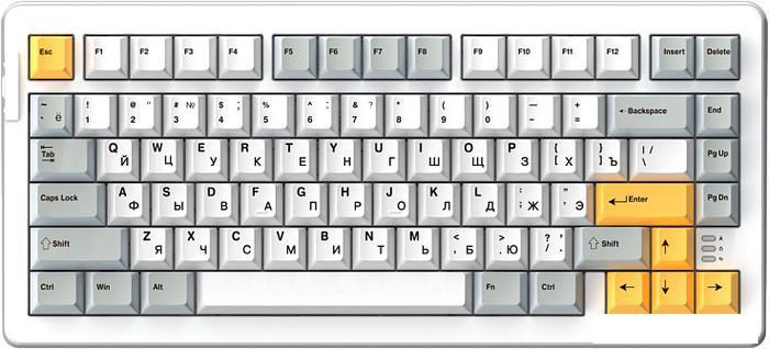Клавиатура Dareu A81 (белый, Dareu Firefly), фото 2