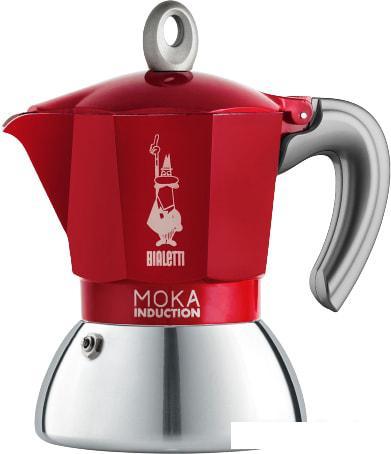 Гейзерная кофеварка Bialetti New moka induction (2 порции, красный) - фото 1 - id-p224853366