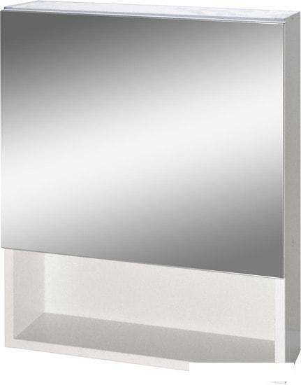 Мебель для ванных комнат Гамма Шкаф с зеркалом 12 (белый) - фото 1 - id-p224853417