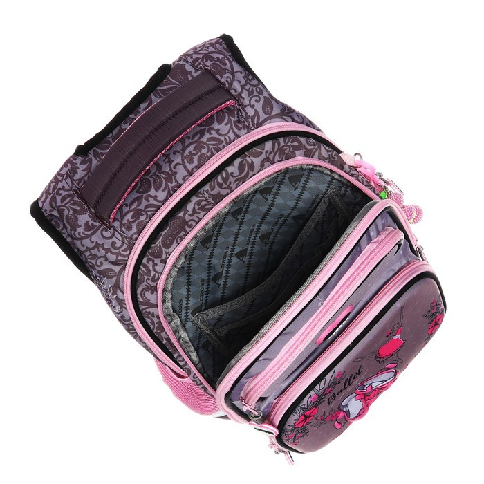 Рюкзак школьный 40 х 33 х 15 см, эргономичная спинка, Across 548, розовый ACR23-548-1 - фото 9 - id-p225267724