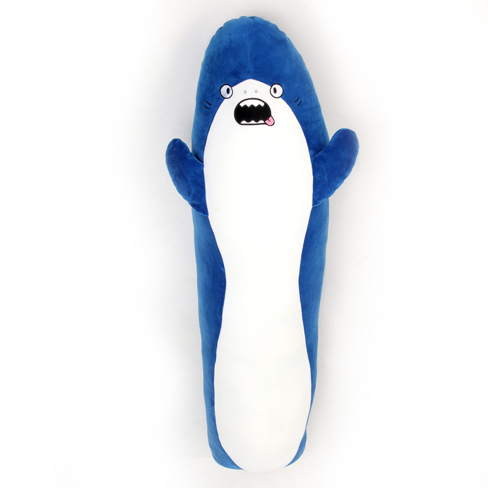 Мягкая игрушка "Акула", 110 см, цвет синий - фото 1 - id-p225267842