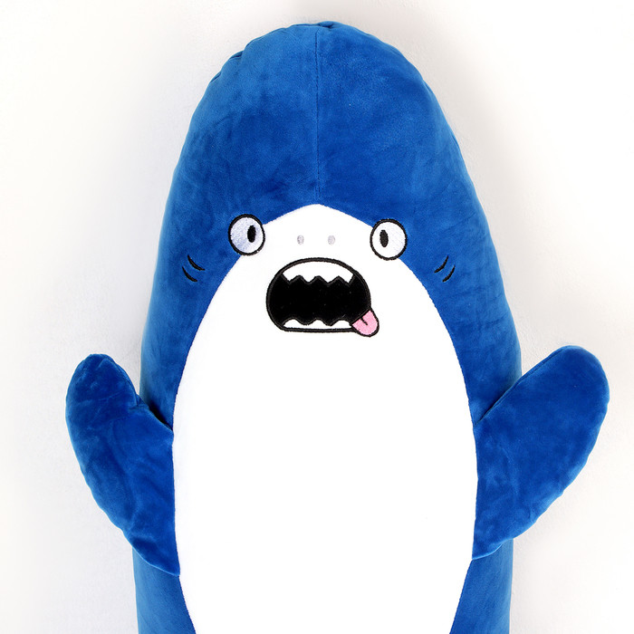 Мягкая игрушка "Акула", 110 см, цвет синий - фото 2 - id-p225267842