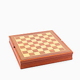 Шахматы сувенирные "Средневековье", h короля-8 см, h пешки-5.6 см. d-2 см, 36 х 36 см, фото 8