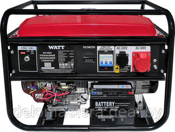 Бензиновый генератор WATT WT-6503 - фото 1 - id-p225267913