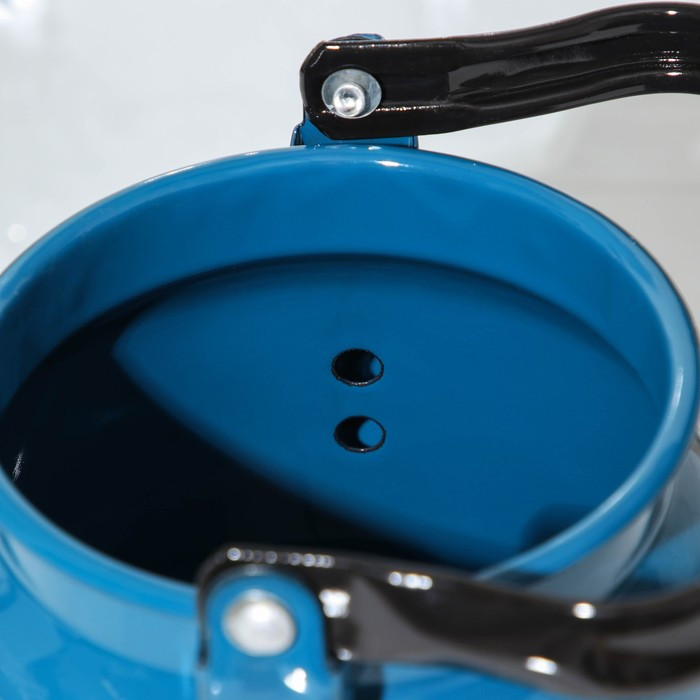 Чайник, 2,3 л, эмалированная крышка, индукция, цвет синий - фото 4 - id-p225269484