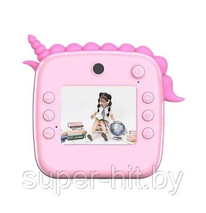 Детский фотоаппарат мгновенной термопечати Children Digital Print Camera (фото, видео, поддержка SD-card), фото 2