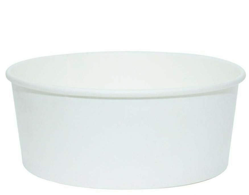 Упаковка контейнер Saami с круглым дном 750 мл белый d=150мм 300шт/кор - фото 1 - id-p164528363