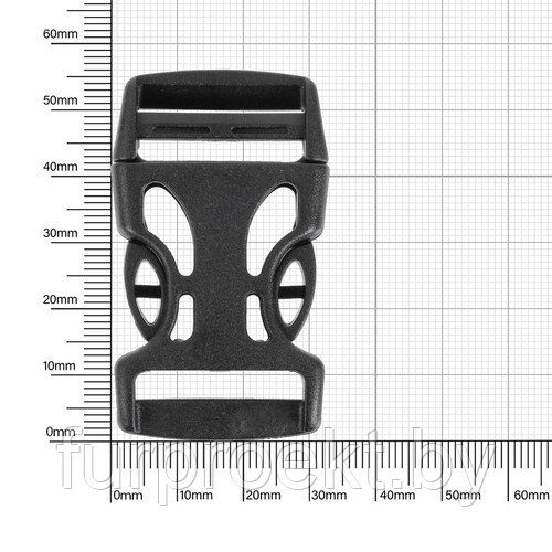Фастекс 25 мм черный (A 2511)