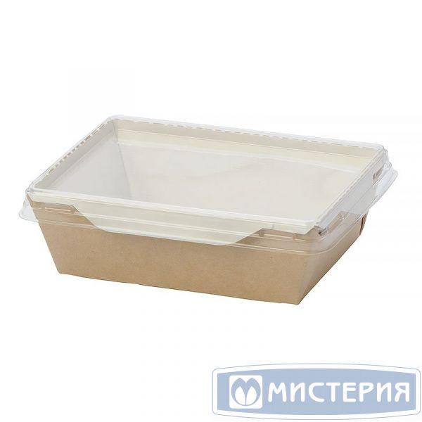 Коробка DoEco 121х106х55мм ECO OpSalad 350, (Салатник), коричн. 350 шт./уп. 350 шт./кор. - фото 1 - id-p108653880