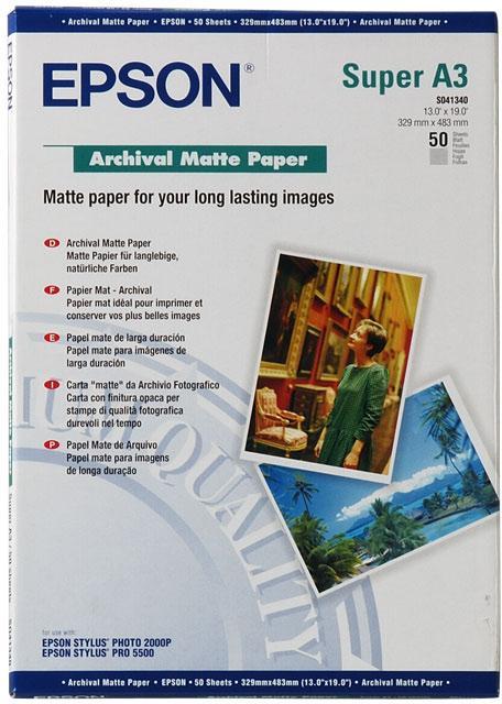 Бумага Epson Archival Matter Paper A3+