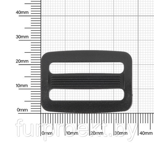 Пряжка 30мм R3201 черн (C)